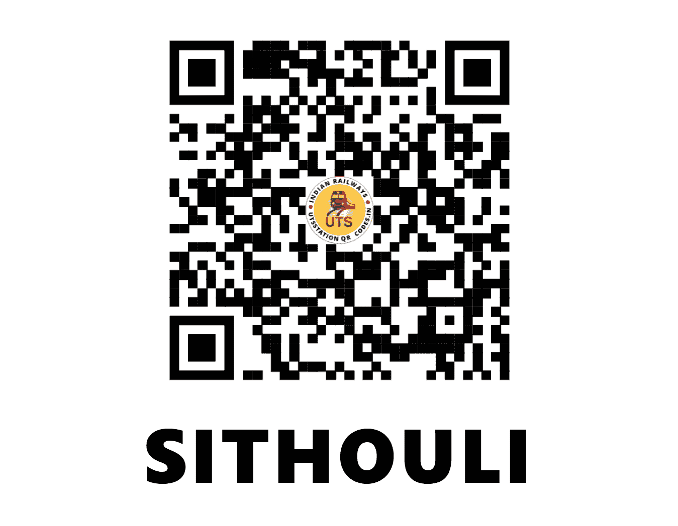 UTS QR Code for SITHOULI - STLI - NC (MADHYA PRADESH)